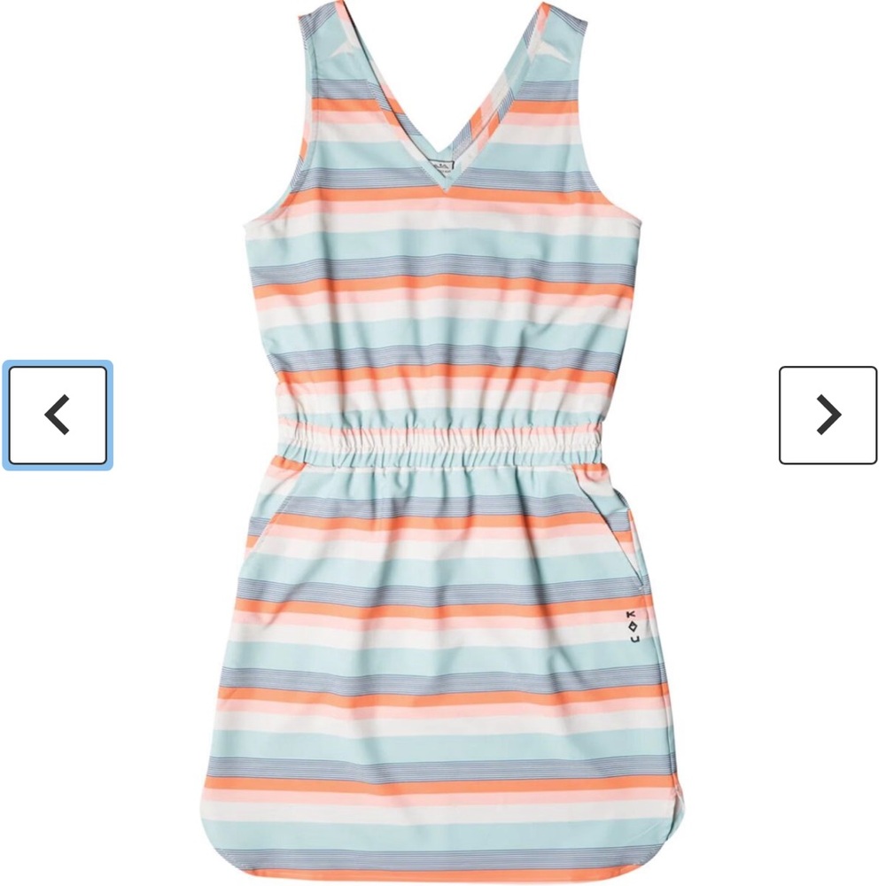 Kavu Multicolor Striped Mini Dress